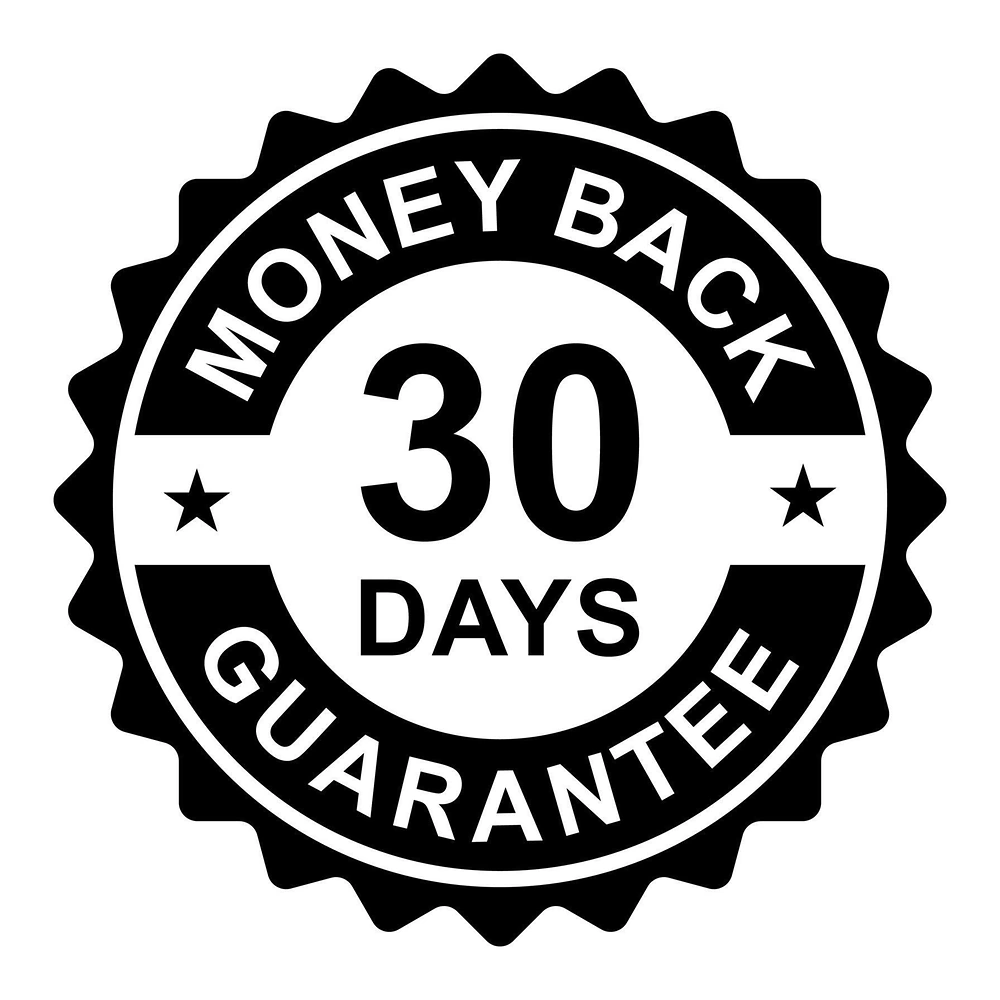 Tibo Cutting Board 30-day money-back guarantee badge